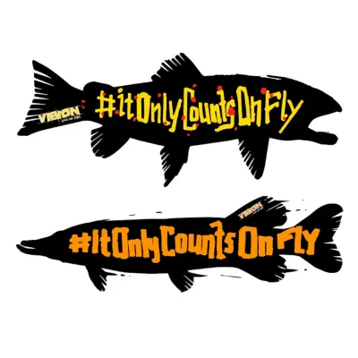 Vision It Only Counts Double klistermärke 15 cm