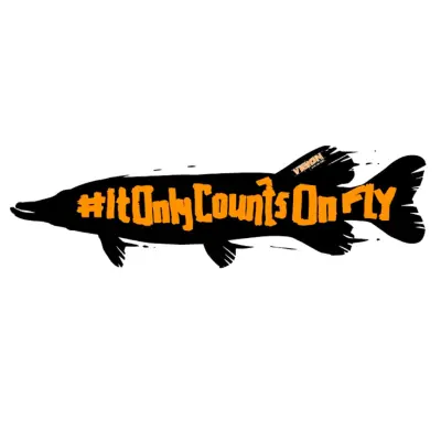 Vision It Only Counts Pike klistermärke 40 cm