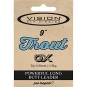 Vision Trout Leader 9´ taperad tafs 1X