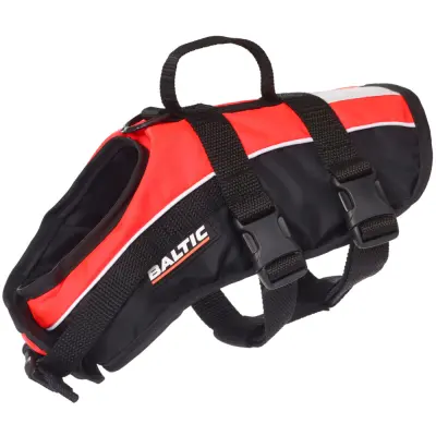 Baltic Hundflytväst Mascot XS-S Svart/Rosso