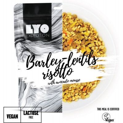 Lyofood Barley-Lentils Risotto With Avocado Mousse Onecolour