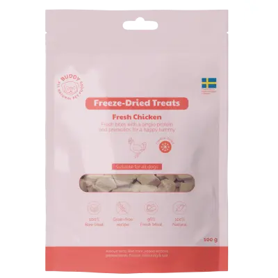 Buddy Freeze Dried Treats Singles Raw Chicken 100 g