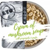 Cream Of Mushroom Soup With Gorgonzola And Pasta