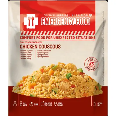 Emergency Food Chicken Couscous 1-port Onecolour