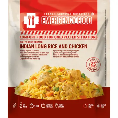 Emergency Food Indian Long Rice and Chicken 1-port Onecolour
