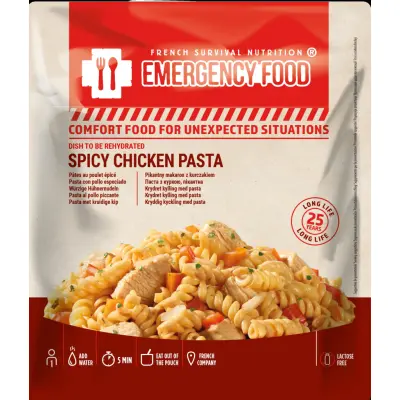 Emergency Food Spicy Chicken Pasta 1-port Onecolour
