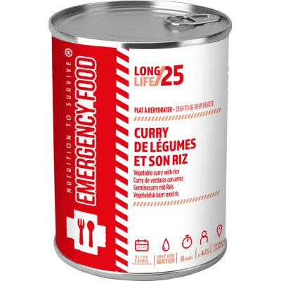 Emergency Food Vegetable Curry With Rice 5-port Onecolour