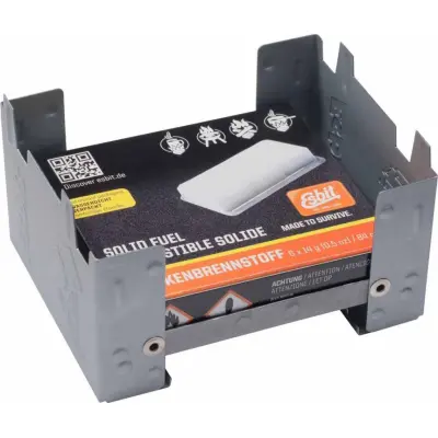 Esbit Pocket Stove Small Incl. Solid Fuel Tablets Steel