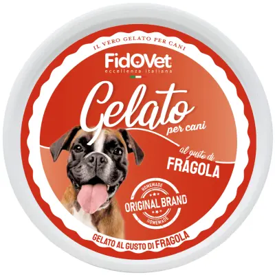 Fidovet Hundglass Gelato Jordgubbar 40 g