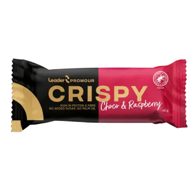 Leader Promour Crispy Choko&Raspberry sportnäring