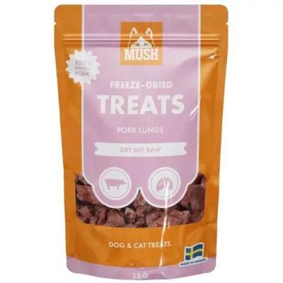 MUSH Treats Frystorkat Grislunga 45 g