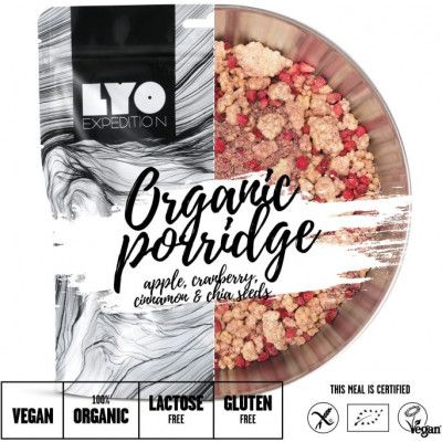 Lyofood Organic Porridge With Cranberry, Apple & Cinnamon Onecolour