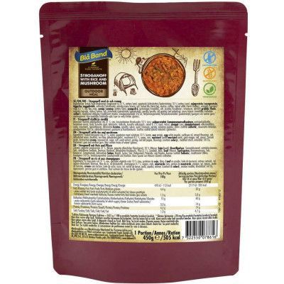 Blå Band Ready to eat Stroganoff with rice and mushrooms