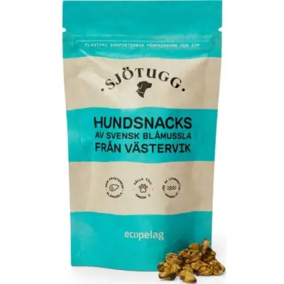 Sjötugg Hundsnacks frystorkad mussla 30 g