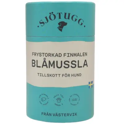 Sjötugg Tillskott För Hund Frystorkad Mussla 75 G
