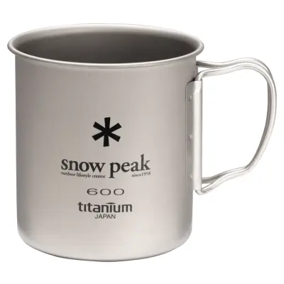 Snow Peak Titanium Single Wall 600 Mug