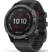 Garmin Fenix 6 Pro Solar Slate Gray with Black Band