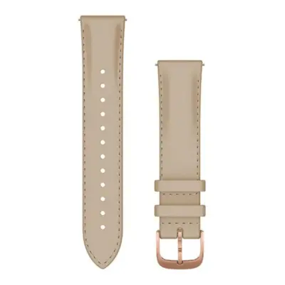 Garmin Quick Release 20 Leather 18K Rose Sand