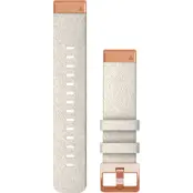 Garmin QuickFit 20 mm Cream Heathered Nylon Band Rosé