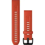 Garmin QuickFit 20 mm Flame Red Silicone Band