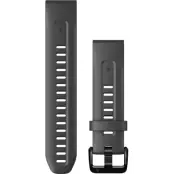 Garmin QuickFit 20 mm Graphite Silicone Band