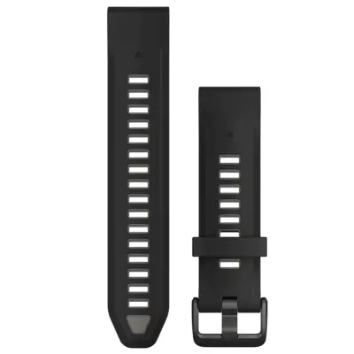 Garmin QuickFit 20 Silicone Black/Pebble Gray