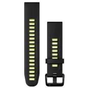 Garmin QuickFit 20 Silicone Sort/Electric Lime