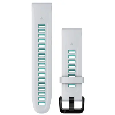 Garmin QuickFit 20 Silicone Whitestone/Akvamarin