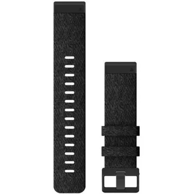 Garmin QuickFit 22 mm Armband Heathered Black Nylon