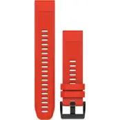 Garmin QuickFit 22 mm Armband Röd Silikon