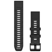 Garmin QuickFit 22 Silicone Black/Pebble Gray