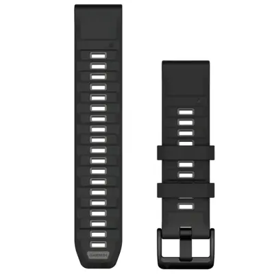Garmin QuickFit 22 Silicone Black/Pebble Gray