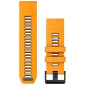 Garmin QuickFit® 22 Watch Bands Spark Orange/Graphite Silicone