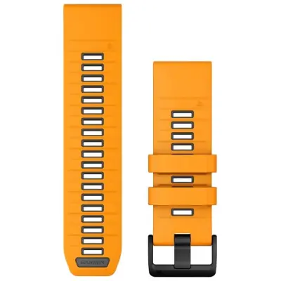Garmin QuickFit® 22 Watch Bands Spark Orange/Graphite Silicone