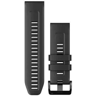 Garmin QuickFit 26 mm Black Silicone Band