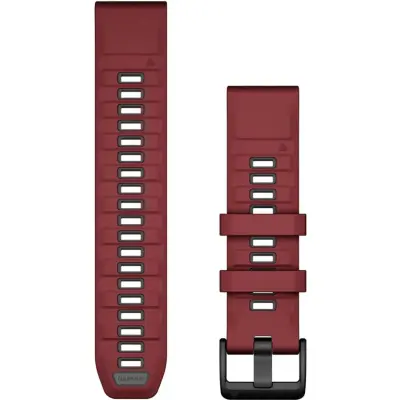 Garmin Quickfit Watch Bands Marsala/graphite Silicone