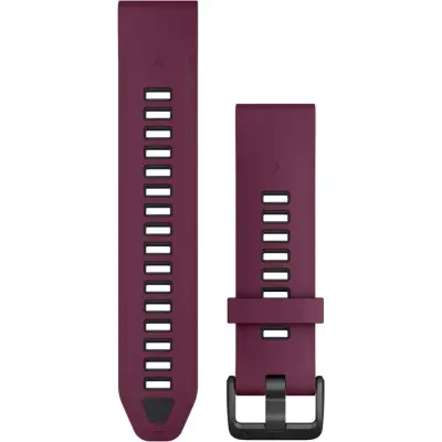 Garmin Quickfit Watch Bands Merlot/graphite Silicone