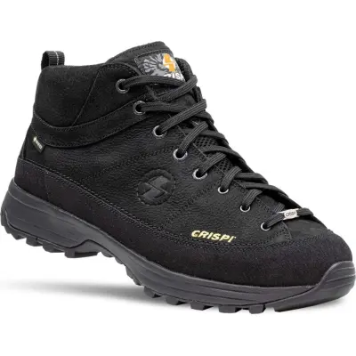 Crispi Unisex A-Way Mid Nubuk Gore-Tex Black