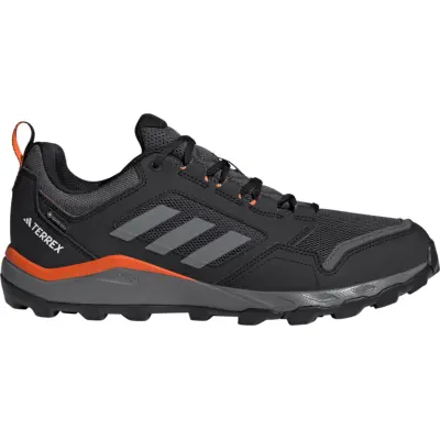 Adidas Men's Tracerocker 2.0 GORE-TEX Trail Running Shoes Grey Six/Grey Four/Impact Orange
