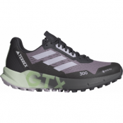 Adidas Women's Terrex Agravic Flow 2.0 GORE-TEX Trail Running Shoes Preloved Fig/Silver Dawn/Semi Green Spark