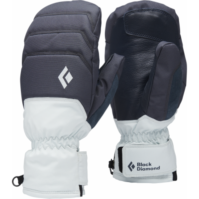 Black Diamond Women's Mission Mx Mitts Charcoal-Belay Blue
