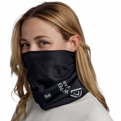 Buff Windproof Neckwarmer Logo Black