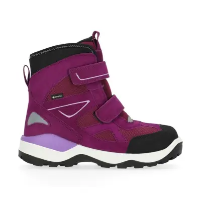 Ecco Snow Mountain Mid-Cut Boo, Black/Dark Purple/Dark Purple, 34,  Kängor