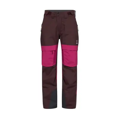 Haglöfs Elation GTX Pants Women Burgundy Brown/Deep Pink XS