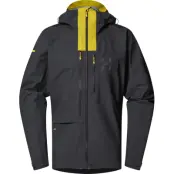 Haglöfs Men's L.I.M ZT II GORE-TEX Jacket Magnetite/tech Yellow