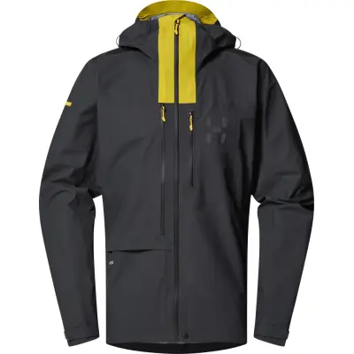 Haglöfs Men's L.I.M ZT II GORE-TEX Jacket Magnetite/tech Yellow