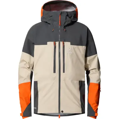 Haglöfs Men's Spitz Gore-Tex Pro Jacket Chalk Beige/Magnetite