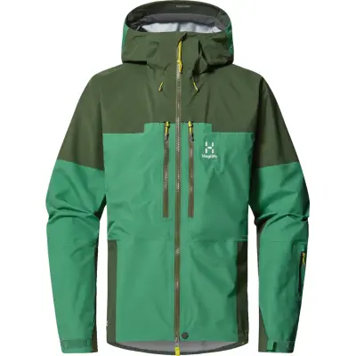 Haglöfs Men's Spitz Gore-Tex Pro Jacket Seaweed Green/Dark Jelly Green