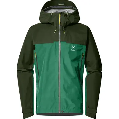 Haglöfs ROC Flash GTX Jacket Men Dk Jelly Green/Seaweed Green Dk Jelly Green/Seaweed Green L