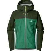 Haglöfs ROC Flash GTX Jacket Men Dk Jelly Green/Seaweed Green Dk Jelly Green/Seaweed Green XXL